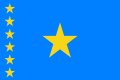 Drapeau de la république démocratique du Congo (2003-2006)