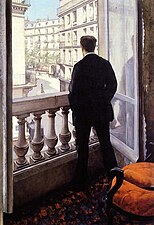 Gustave Caillebotte, Jeune Homme à la fenêtre, 1876.