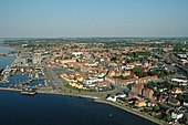 Holbæk from the air