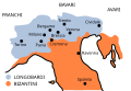 L'Italia nel 572, alla morte di Alboino