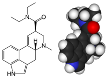 Estrutura química de LSD