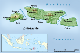 Kaart van Lakor