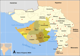 Distretto di Junagadh – Mappa