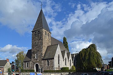 Façade de l'église Saint-Martin.