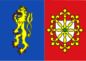 Flagge der Gemeinde Mook en Middelaar