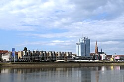 Osijek, panoramski pogled sa Drave