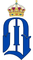 Monogramme d' Oscar Ier, roi de Suède.
