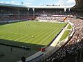 Parc des Princes à Paris où le CSBJ affronte le Stade toulousain en finale.