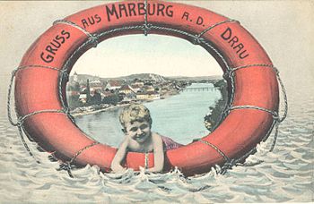 Razglednica Maribora 1907