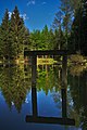 Fiŝlago en arbaro nordoriente de la municipo