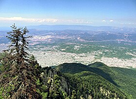 Pogled na grad sa planine Uludag