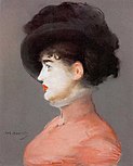 Portret van Irma Brunner, de Weense, Manet
