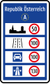 22: General speed limits in Austria