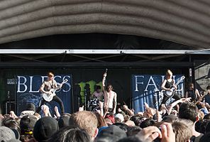 Blessthefall live at Warped Tour 2012