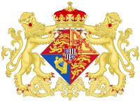 Coat of arms as UK Royal Highness (1906)