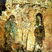 リトアニアがキリスト教に改宗した時代のフレスコ画