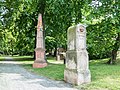 Postmeilensäule und Kgl. Sächs. Meilenstein (Geithain b. Leipzig)