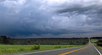 Route 253 près de Cookshire.