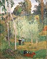 Paul Gauguin : Berger et bergère dans un pré ou Conversation dans les prés (1888) 2