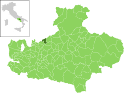 Lokasi Pietradefusi di Provinsi Avellino