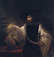 Aristoteles Homeroren buruarekin, 1653 Metropolitan Museum of Art, New York