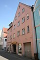 Hausfassade in der Rosengasse im oberschwäbischen Memmingen.Hausfassade in der Rosengasse im oberschwäbischen Memmingen.