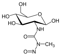 Strukturformel von Streptozocin