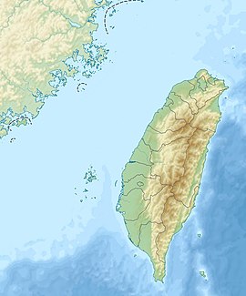 331大地震在臺灣的位置