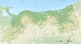 Voir sur la carte topographique de la préfecture de Tottori