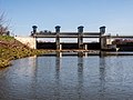 Wehr an der Regnitz zur Regulierung des Wasserstandes im Main-Donau-Kanal