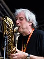 Der Basssaxophonist (Deep Schrott) auf dem TFF Rudolstadt 2014