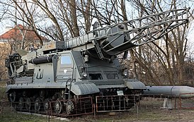 ПУ 8У218 с ракетной частью Р-11М (без ГЧ). Музей Войска Польского, Варшава.