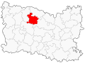 Localisation du canton de Froissy.