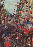 Monet : La Rue Saint-Denis (1878)
