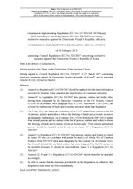 Thumbnail for File:Commission Implementing Regulation (EU) No 137-2013 of 18 February 2013 amending Council Regulation (EC) No 329-2007 concerning restrictive measures against the Democratic People’s Republic of Korea (EUR 2013-137).pdf