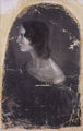 Disputed portrait by her brother; sources are in disagreement over whether this image is of Emily or Anne.[1]