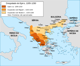 Localização de Despotado do Epiro