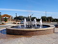 Fountain in Vidalia downtown park