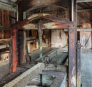 Une scierie, construite en 1920, à Tschiertschen (canton des Grisons)