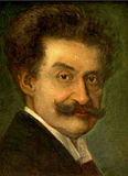 ヨハン・シュトラウス2世の肖像画（Bildnis Johann Strauß）1880年頃