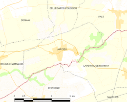 Jarcieu - Localizazion