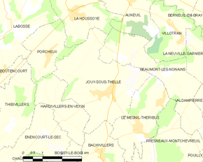 Poziția localității Jouy-sous-Thelle