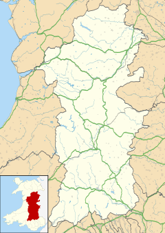 Trefeglwys is located in Powys