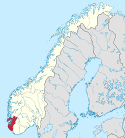 Rogaland - Lokalisering