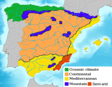 Кліматичні регіони Іспанії