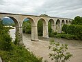 Viaduc de Sisteron across river Buëch, sisteron, Alpes-de-Haute-Provence, France (1872)