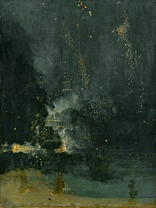 Nocturno en negro y oro: el cohete cayendo (1874), Detroit Institute of Arts