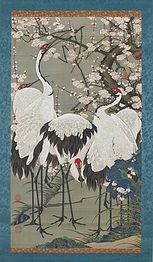 Plum Blossoms and Cranes