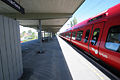 Åmarken Station. Perron for nordgående tog.