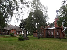 De kerk in Ainaži